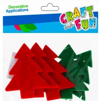 1. Craft With Fun Ozdoba Dekoracyjna Zestaw Choinek Filcowych 501379